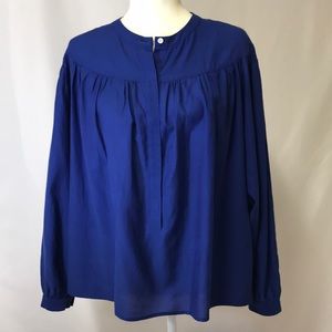 Steven Alan Cobalt Blue Blouse EUC!!! Size M